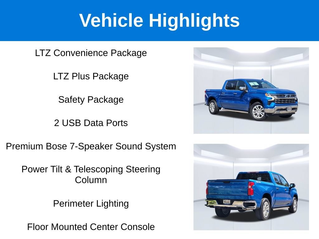 Used 2022 Chevrolet Silverado 1500 LTZ w/ LTZ Premium Package AWD/4WD image 2