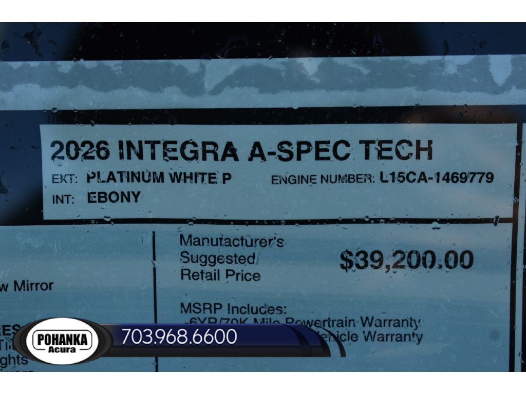 New 2026 Acura Integra A-Spec w/ Technology Package FWD image 38