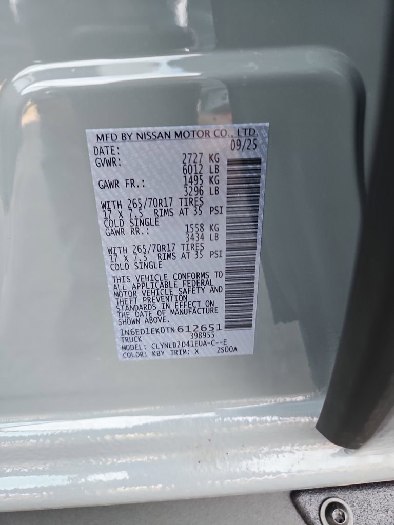 New 2026 Nissan Frontier PRO-4X image 27