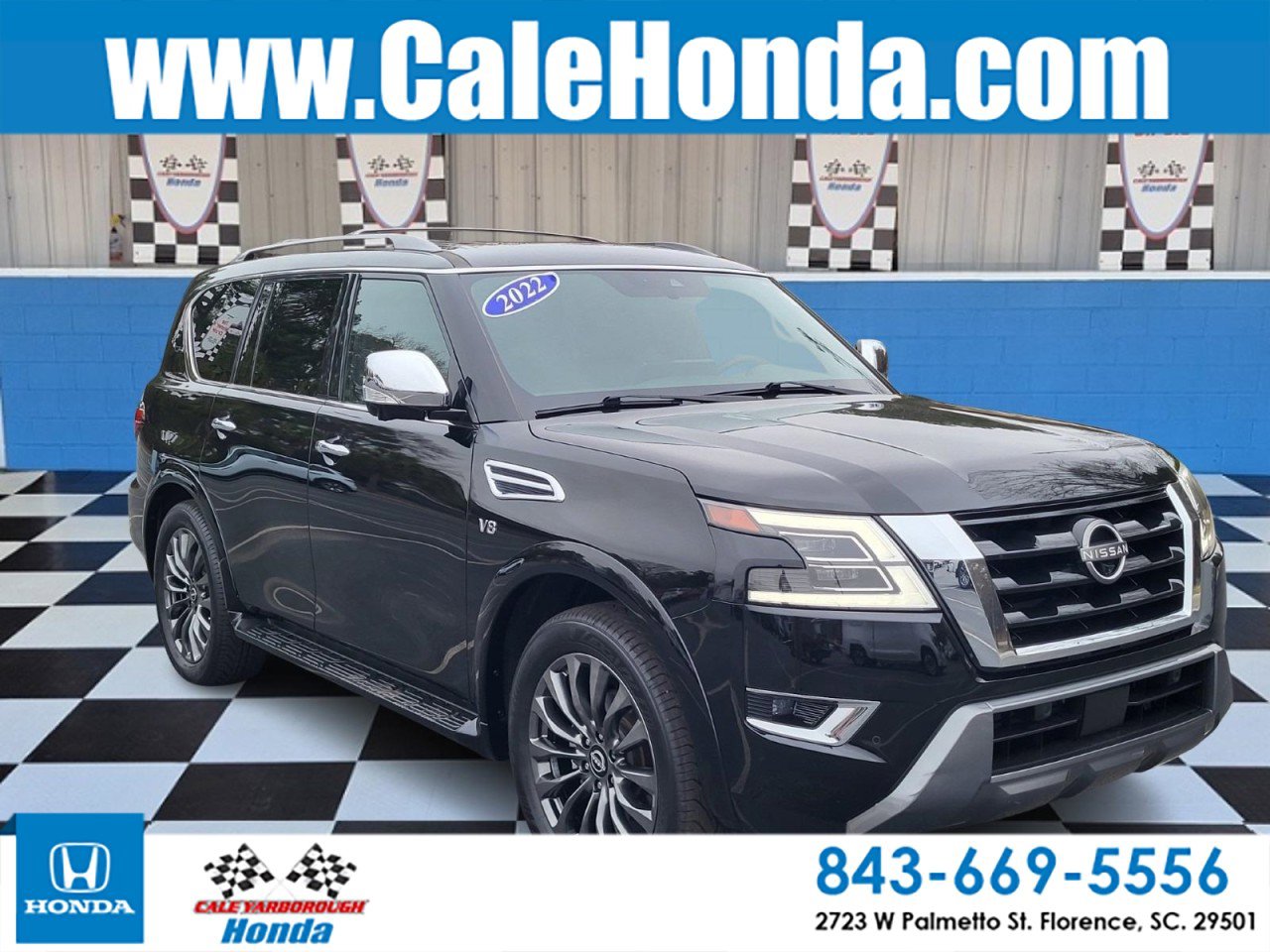 Used 2022 Nissan Armada Platinum w/ Captain's Chairs Package