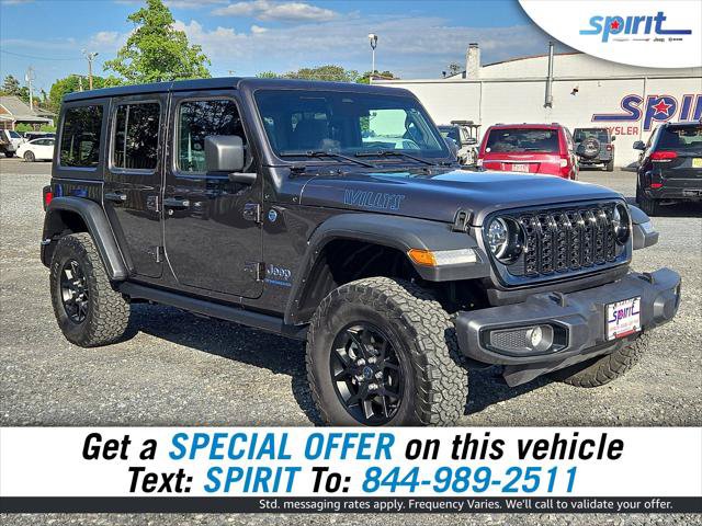 Certified 2025 Jeep Wrangler Unlimited Sport S 4xe AWD/4WD image 1