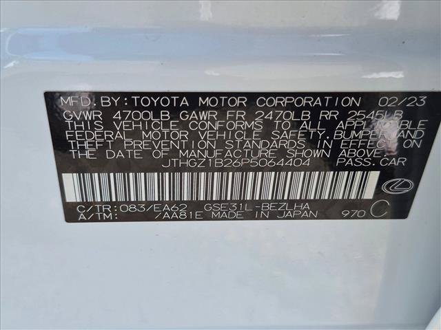 Used 2023 Lexus IS 350 F Sport w/ Navigation Package RWD image 24