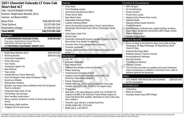 Used 2021 Chevrolet Colorado LT w/ LT Convenience Package image 5