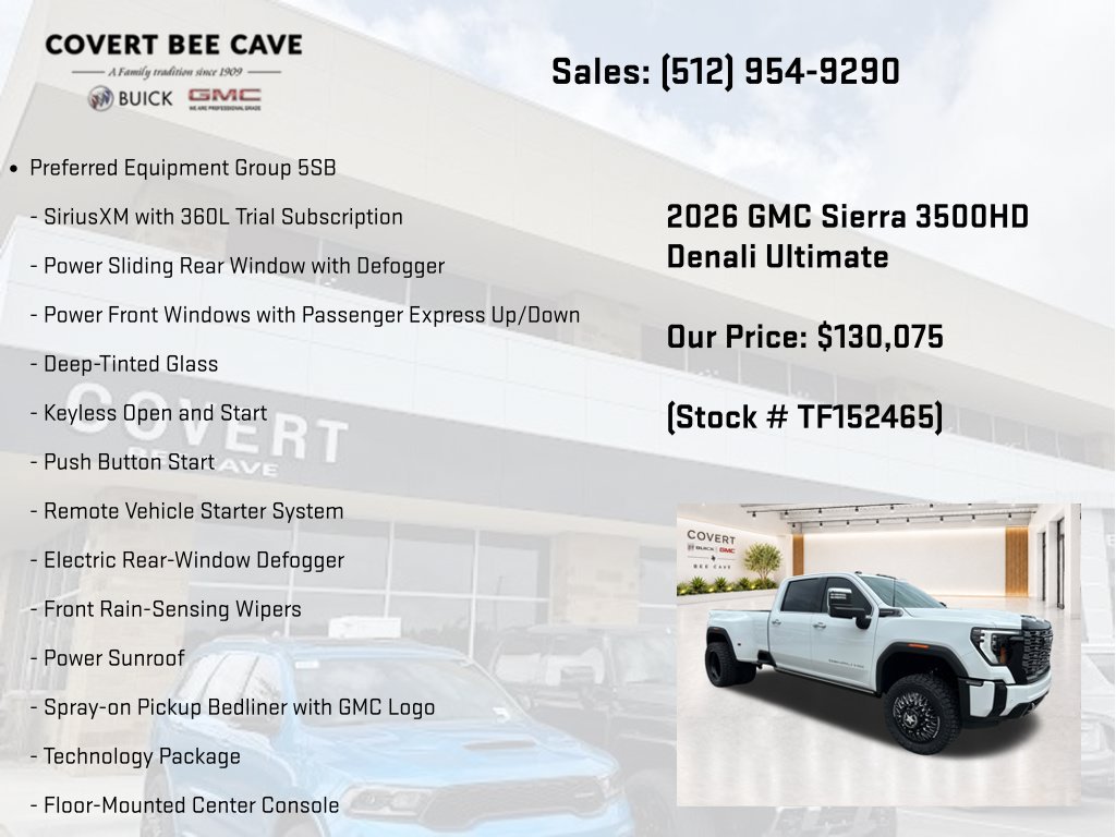New 2026 GMC Sierra 3500 Denali Ultimate AWD/4WD image 7