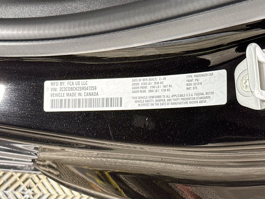 New 2025 Dodge Charger R/T w/ Quick Order Package 25M R/T AWD/4WD image 32