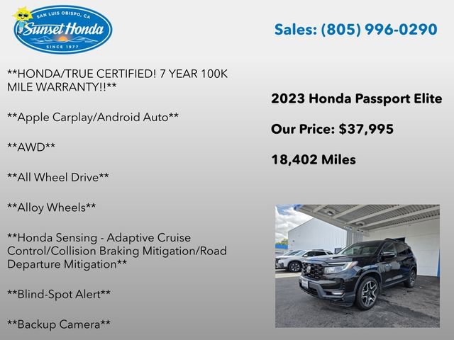 Used 2023 Honda Passport Elite image 6
