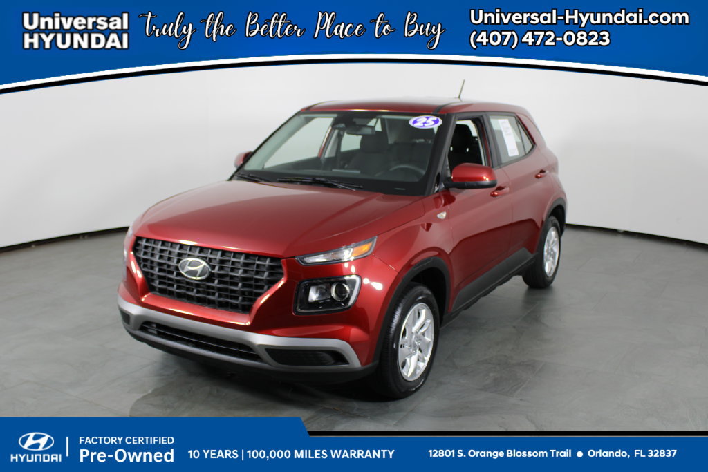 Certified 2025 Hyundai Venue SE