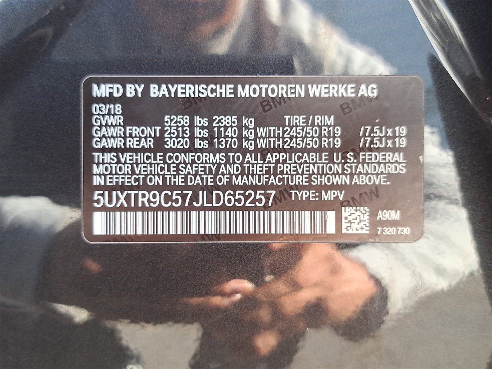 Used 2018 BMW X3 xDrive30i w/ M Sport Package image 40