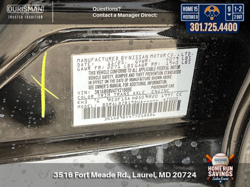 New 2026 Nissan Sentra S w/ Floor Mat Package FWD image 28