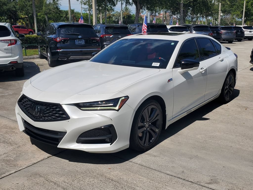 Certified 2022 Acura TLX w/ A-SPEC Pkg FWD image 3