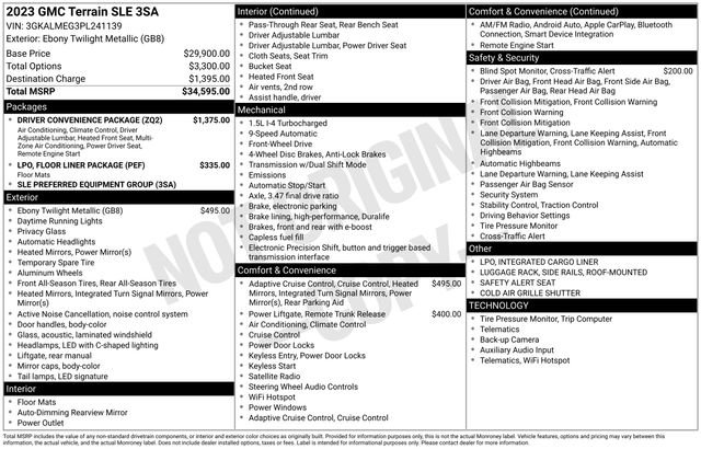 Used 2023 GMC Terrain SLE w/ Driver Convenience Package FWD image 6