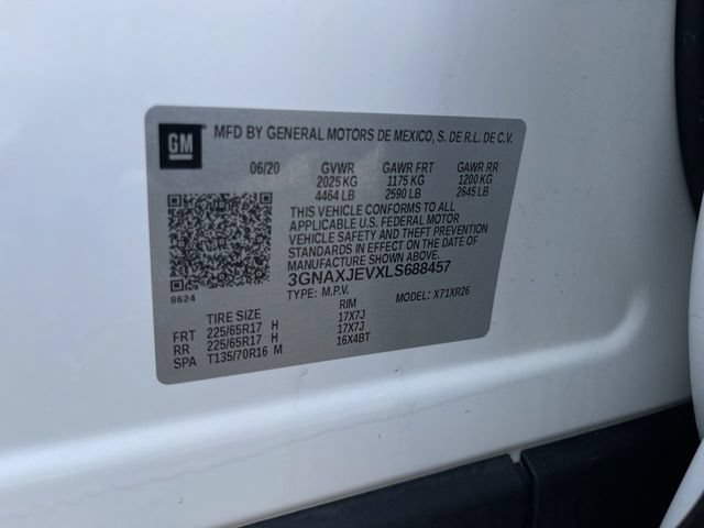 Used 2020 Chevrolet Equinox LT w/ Driver Convenience Package FWD image 33