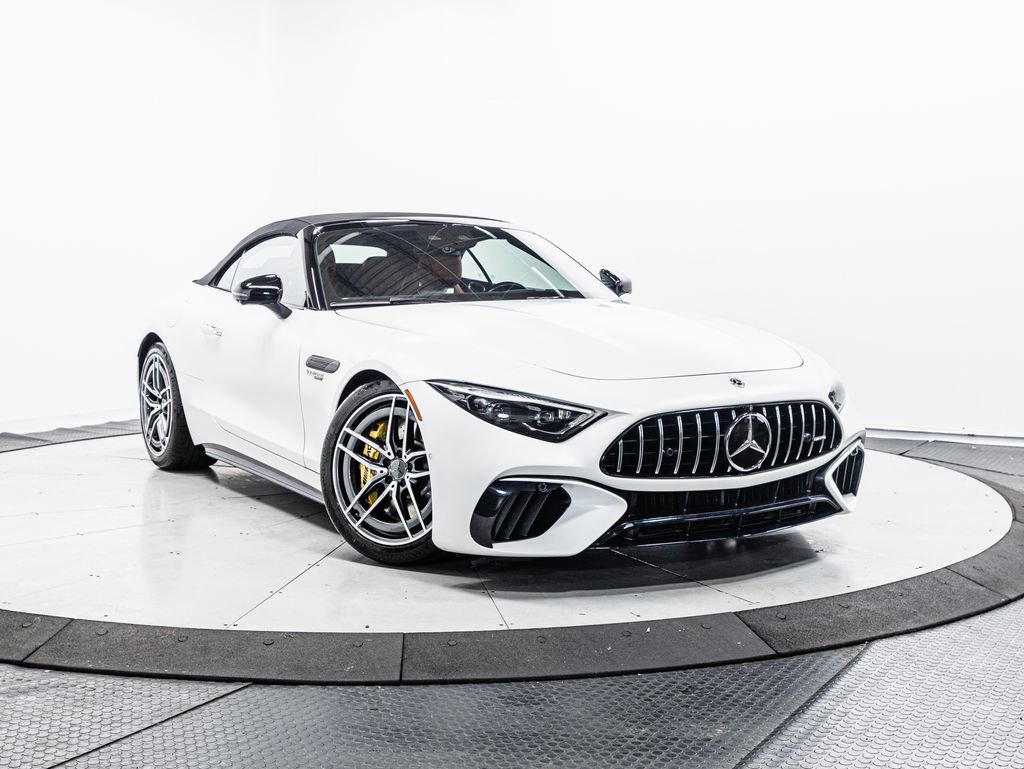 Certified 2022 Mercedes-Benz SL 55 AMG 4MATIC w/ Driver Assistance Package image 1