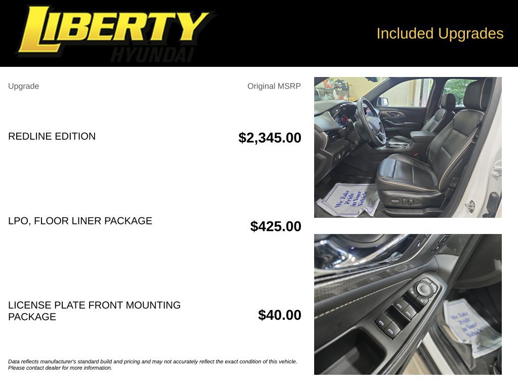Used 2023 Chevrolet Traverse Premier w/ Redline Edition AWD/4WD image 6