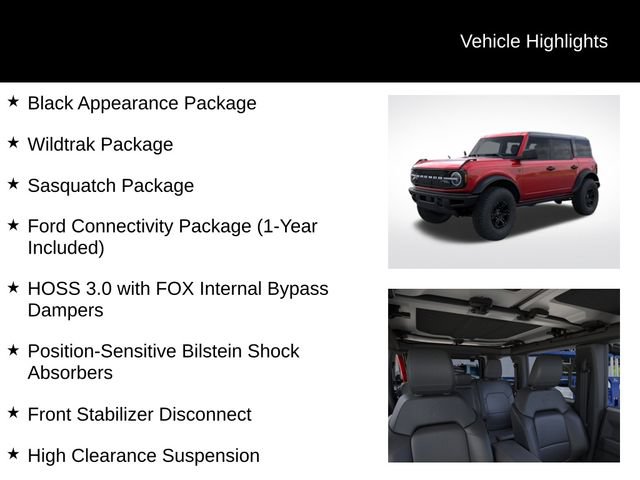 New 2026 Ford Bronco Badlands w/ Wildtrak Package AWD/4WD image 7