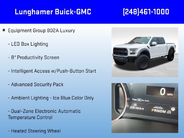 Used 2018 Ford F150 Raptor w/ Equipment Group 802A Luxury AWD/4WD image 24