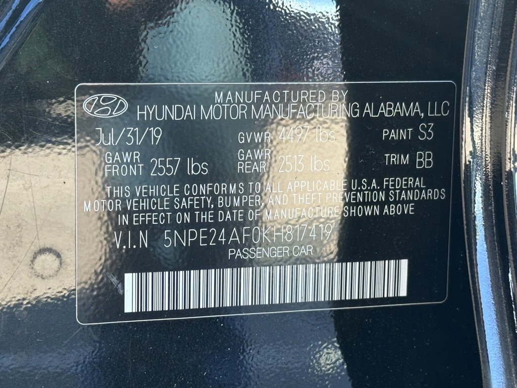 Used 2019 Hyundai Sonata SE image 31