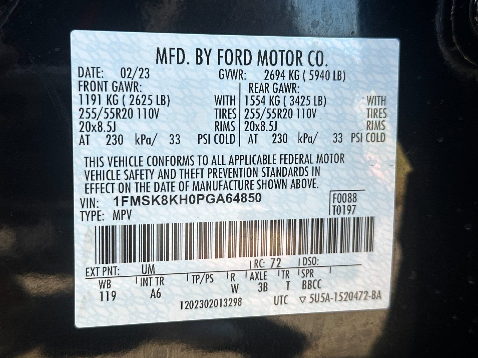 Used 2023 Ford Explorer ST-Line w/ Class IV Trailer Tow Package AWD/4WD image 36