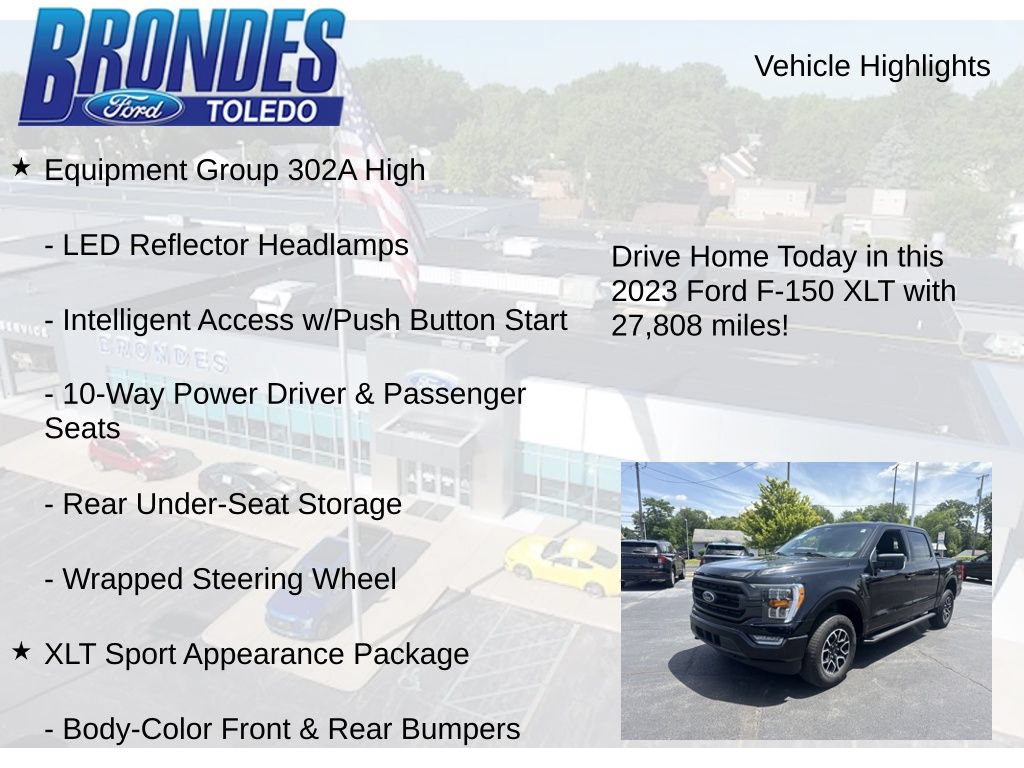 Used 2023 Ford F150 XLT w/ Equipment Group 302A High AWD/4WD image 17