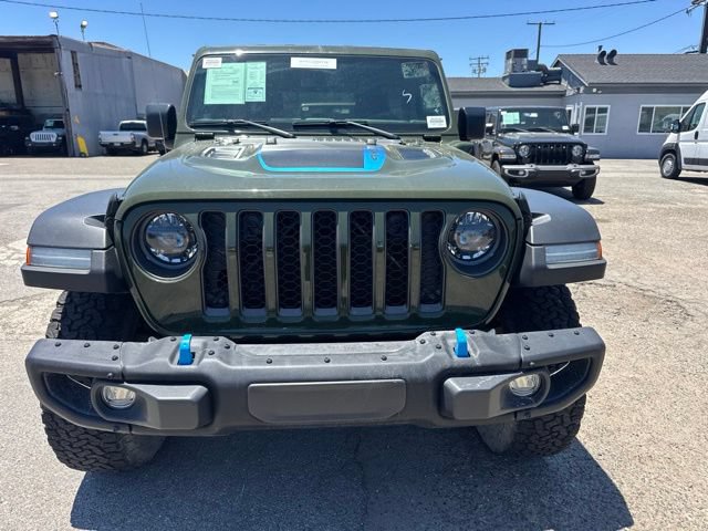 Used 2023 Jeep Wrangler Unlimited Rubicon 4xe w/ Steel Bumper Group AWD/4WD image 2