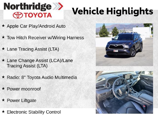 Used 2024 Toyota Highlander XLE AWD/4WD image 2