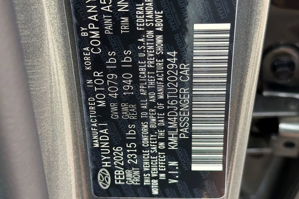 New 2026 Hyundai Elantra Blue image 21