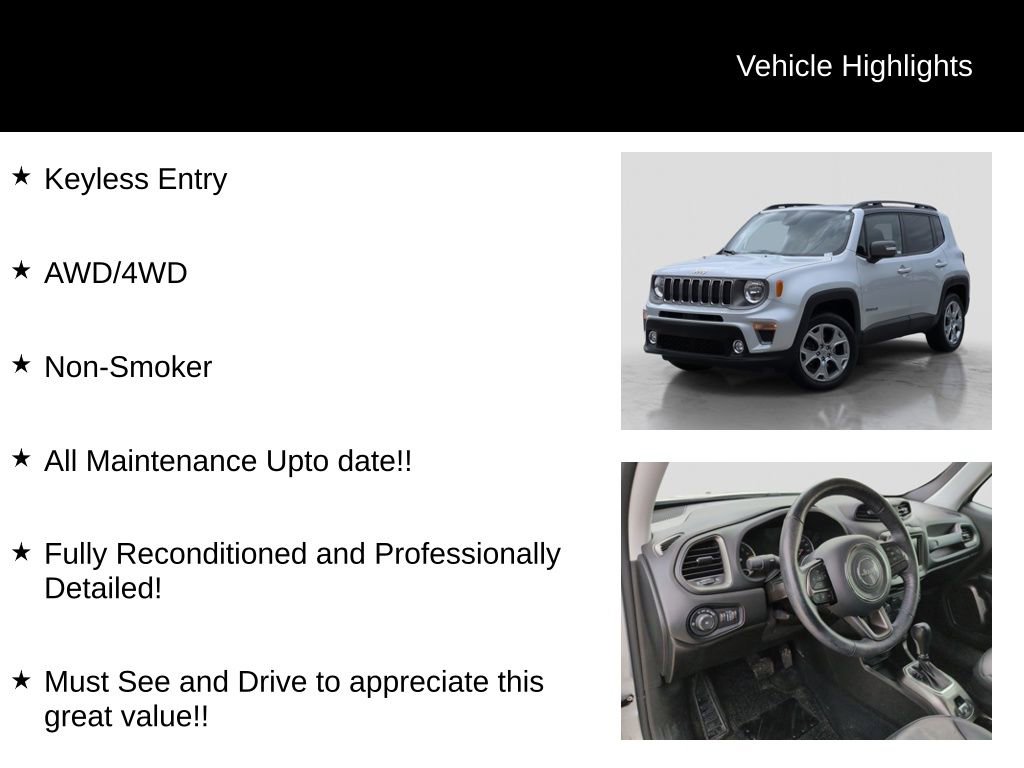 Used 2020 Jeep Renegade Limited image 11