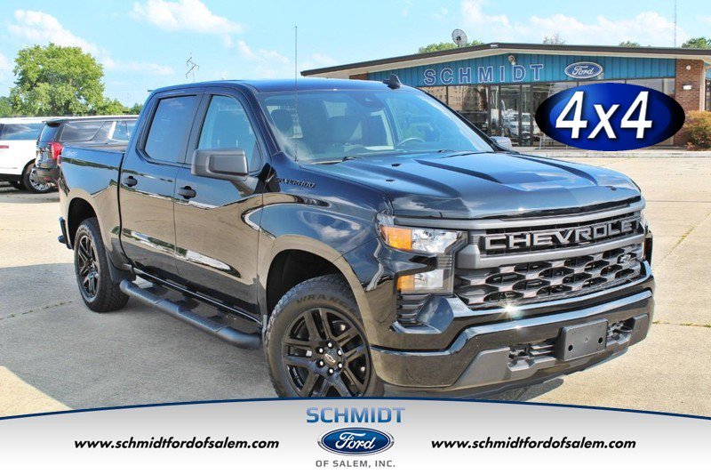 Used 2024 Chevrolet Silverado 1500 Custom w/ Turbomax Blackout Package