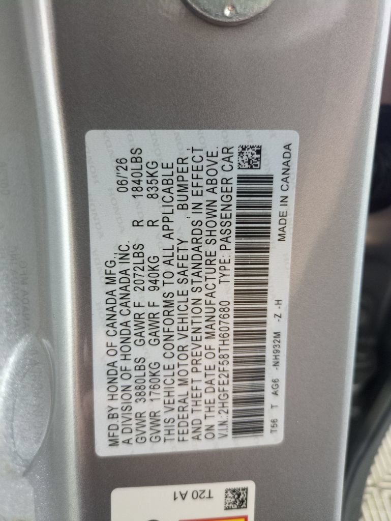 New 2026 Honda Civic Sport image 28