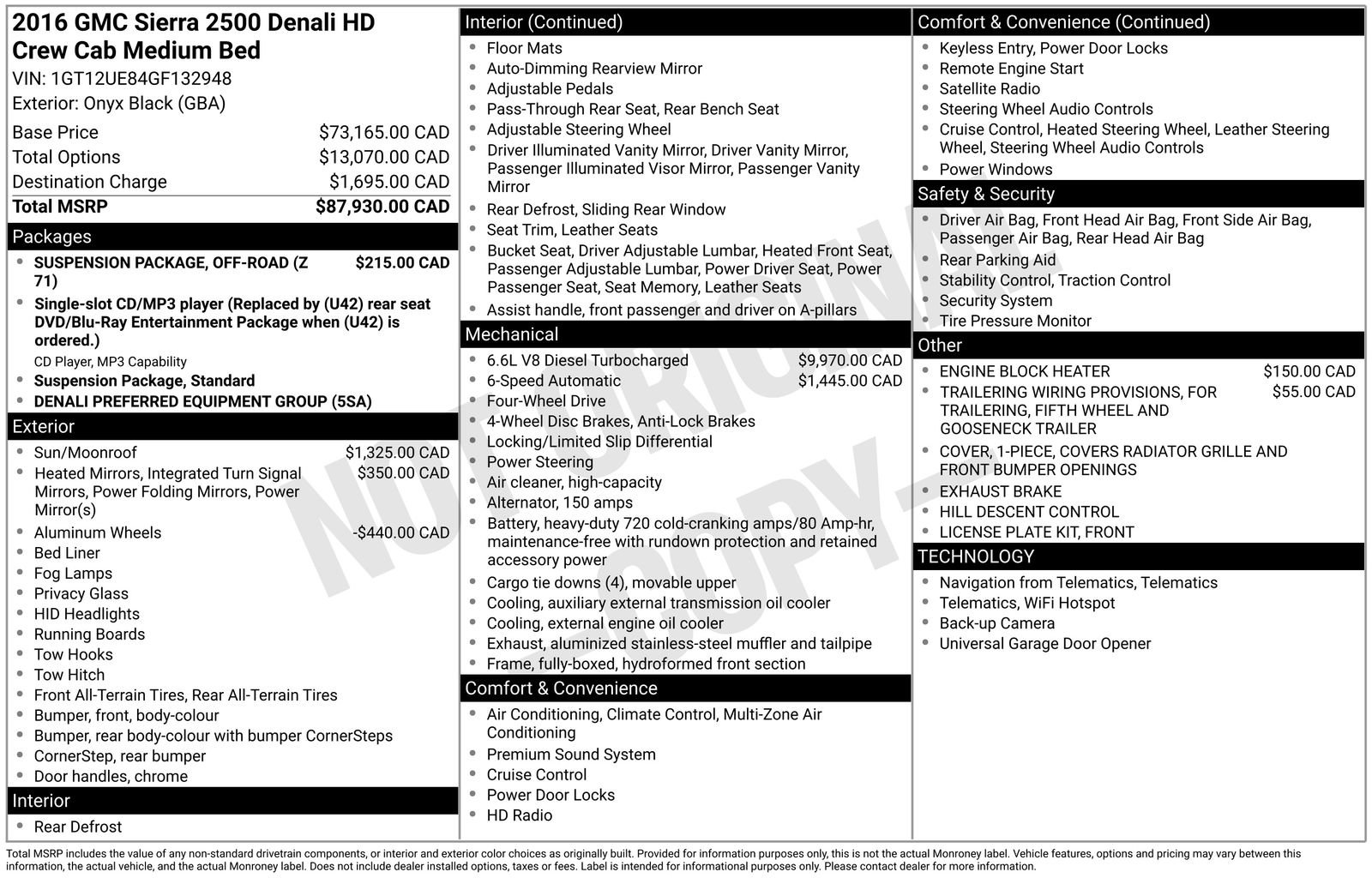 Used 2016 GMC Sierra 2500 Denali w/ Suspension Package, Off-Road AWD/4WD video 2