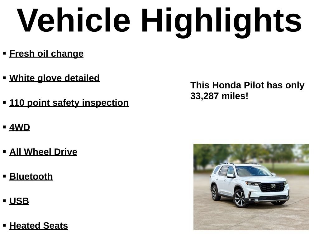 Used 2025 Honda Pilot Elite image 40