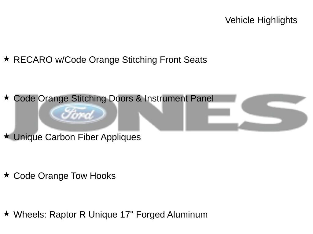 Used 2024 Ford F150 Raptor w/ Equipment Group 803A Raptor R image 16