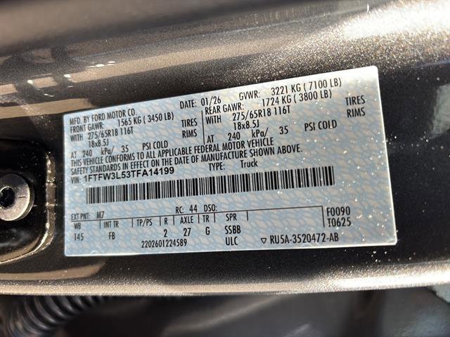 New 2026 Ford F150 XLT w/ Equipment Group 302A MID image 20