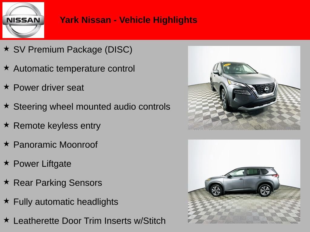 Certified 2023 Nissan Rogue SV w/ SV Premium Package image 2