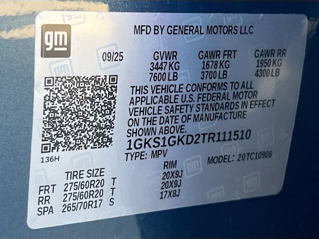 New 2026 GMC Yukon XL Elevation RWD image 20