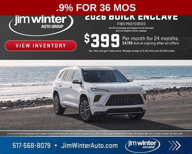 New 2026 Buick Enclave Preferred w/ Power Package AWD/4WD image 3