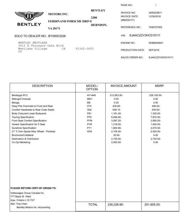 Used 2017 Bentley Bentayga image 7