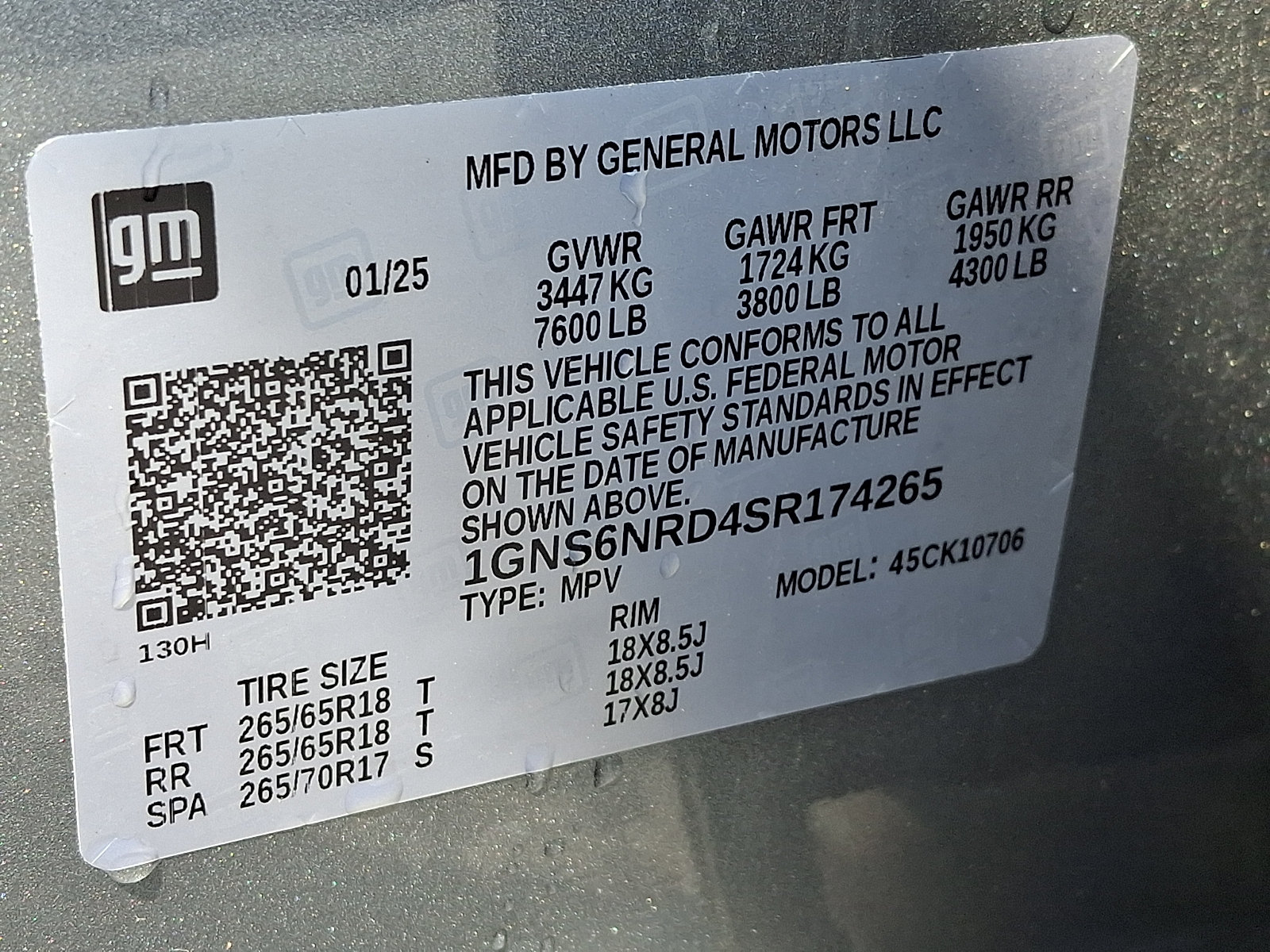 Certified 2025 Chevrolet Tahoe LT AWD/4WD image 28