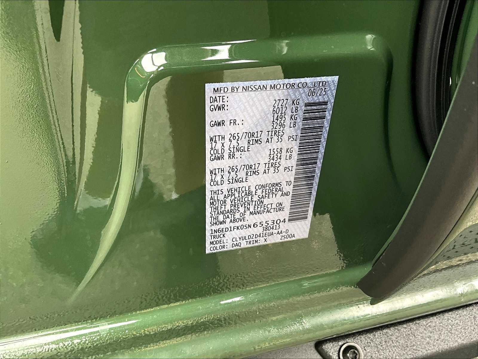 New 2025 Nissan Frontier PRO-4X image 16