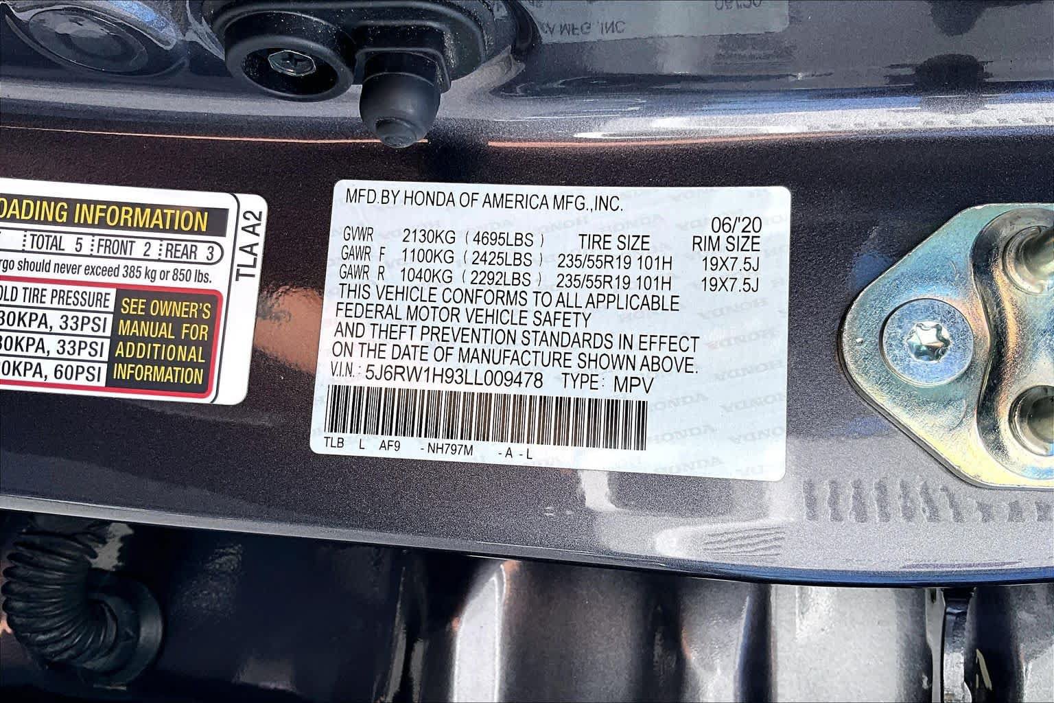 Used 2020 Honda CR-V Touring image 35