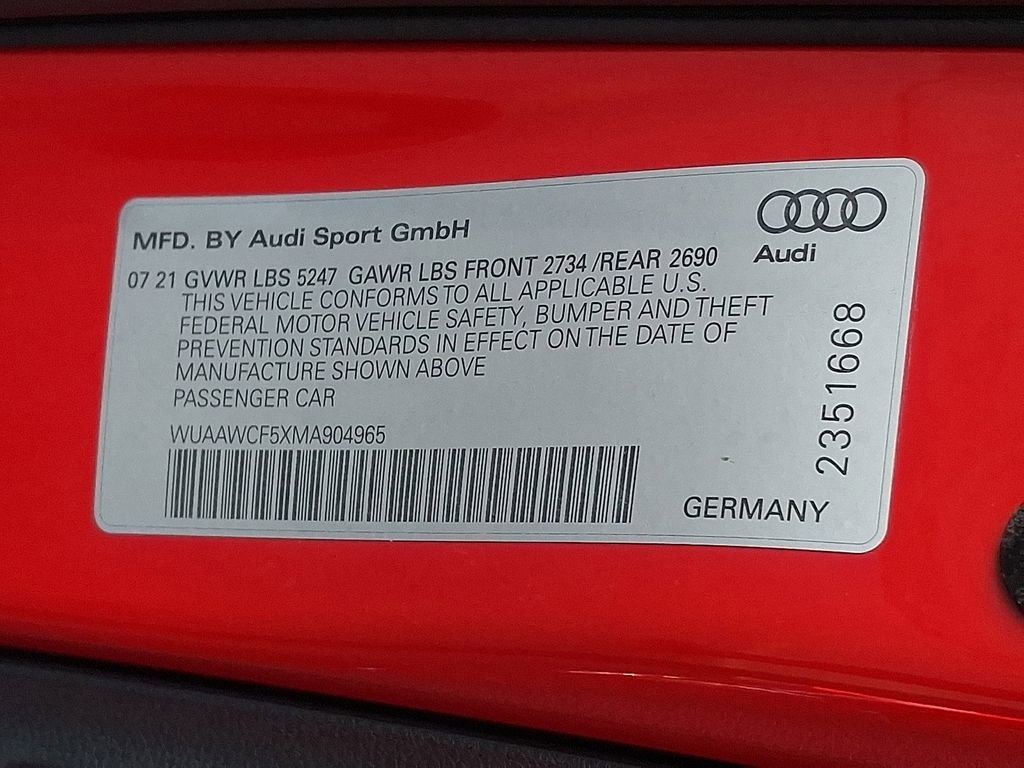 Used 2021 Audi RS 5 Sportback w/ Dynamic Package image 26