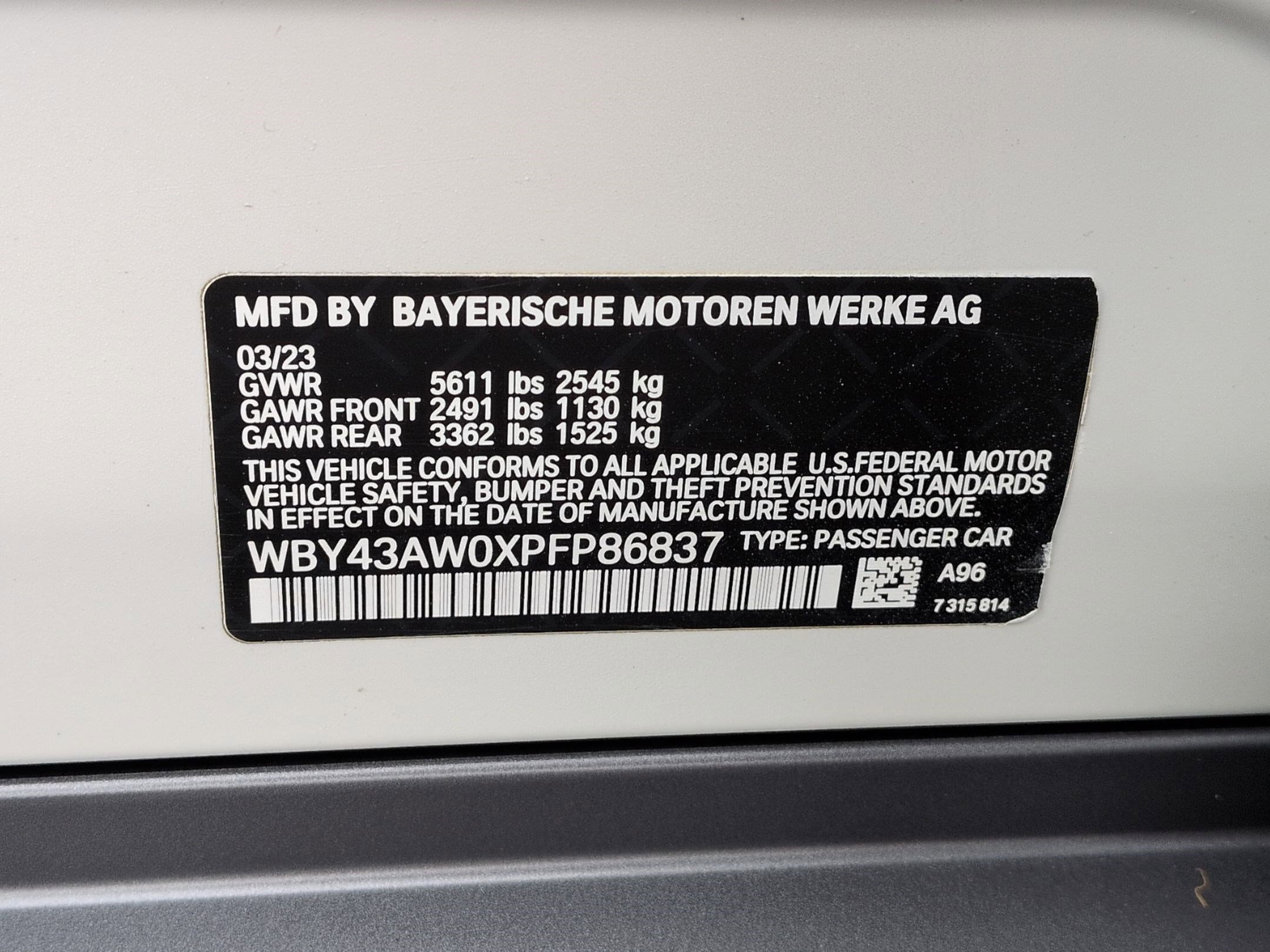 Certified 2023 BMW i4 eDrive35 w/ Parking Assistance Package RWD image 35