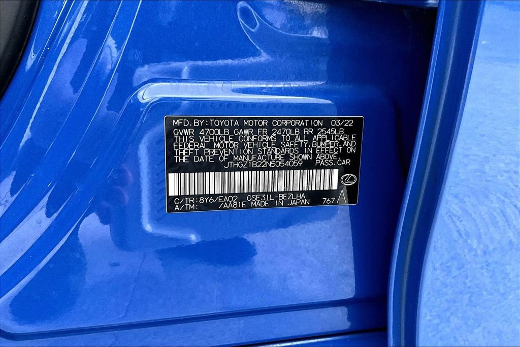 Used 2022 Lexus IS 350 F Sport RWD image 41