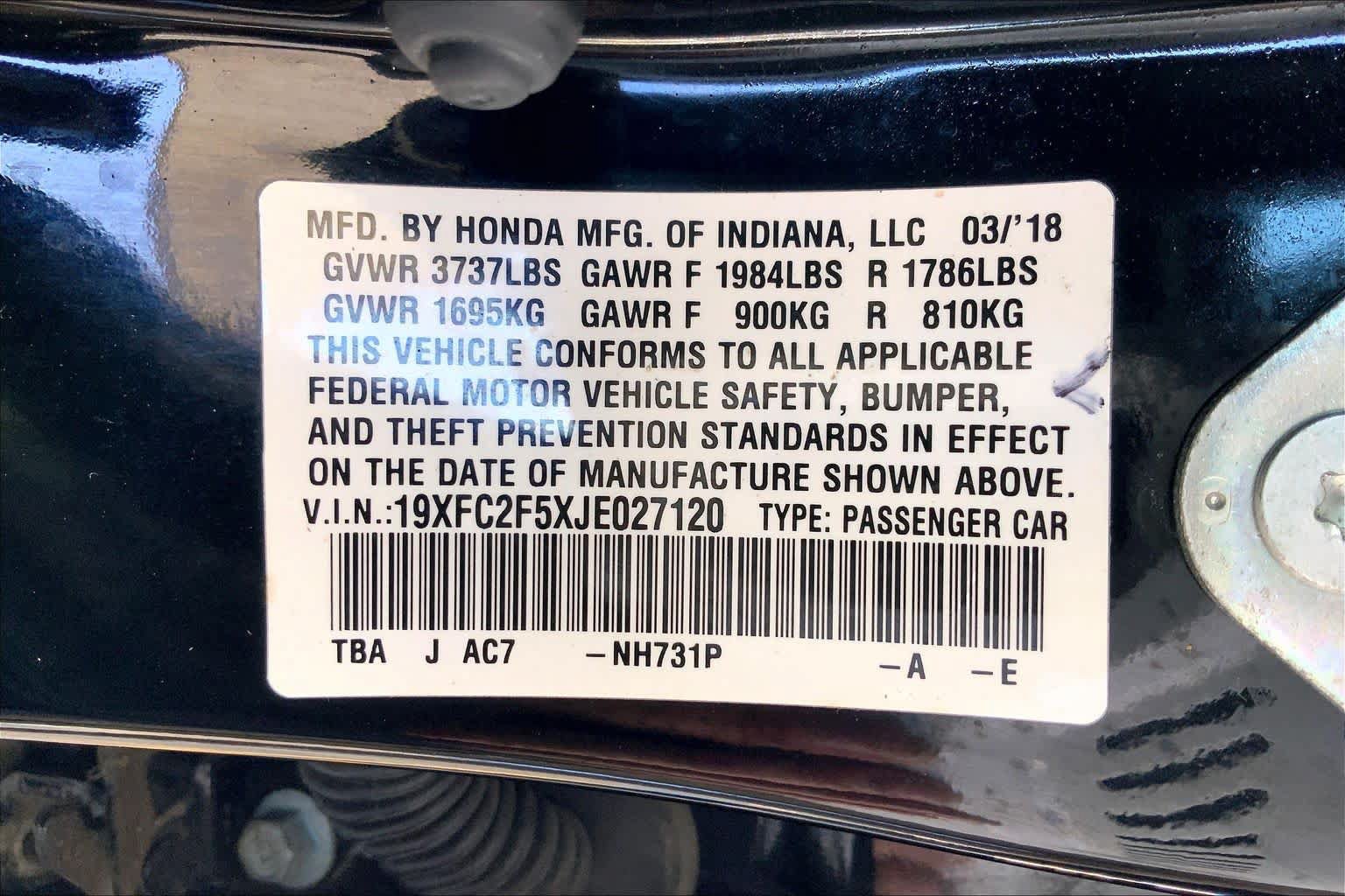 Used 2018 Honda Civic LX image 34