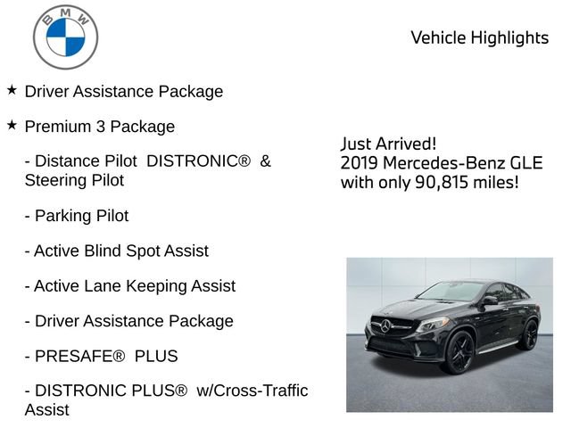 Used 2019 Mercedes-Benz GLE 43 AMG 4MATIC Coupe image 8