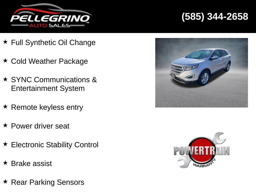 Used 2018 Ford Edge SEL w/ Equipment Group 201A image 4
