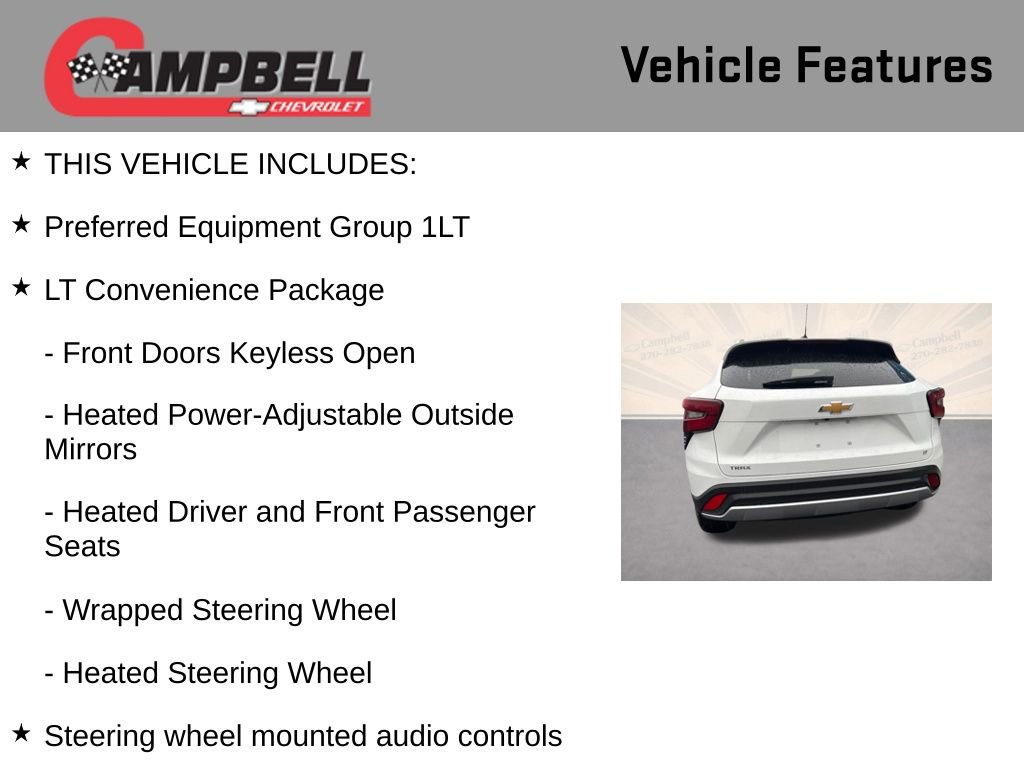 Used 2025 Chevrolet Trax LT w/ LT Convenience Package image 5