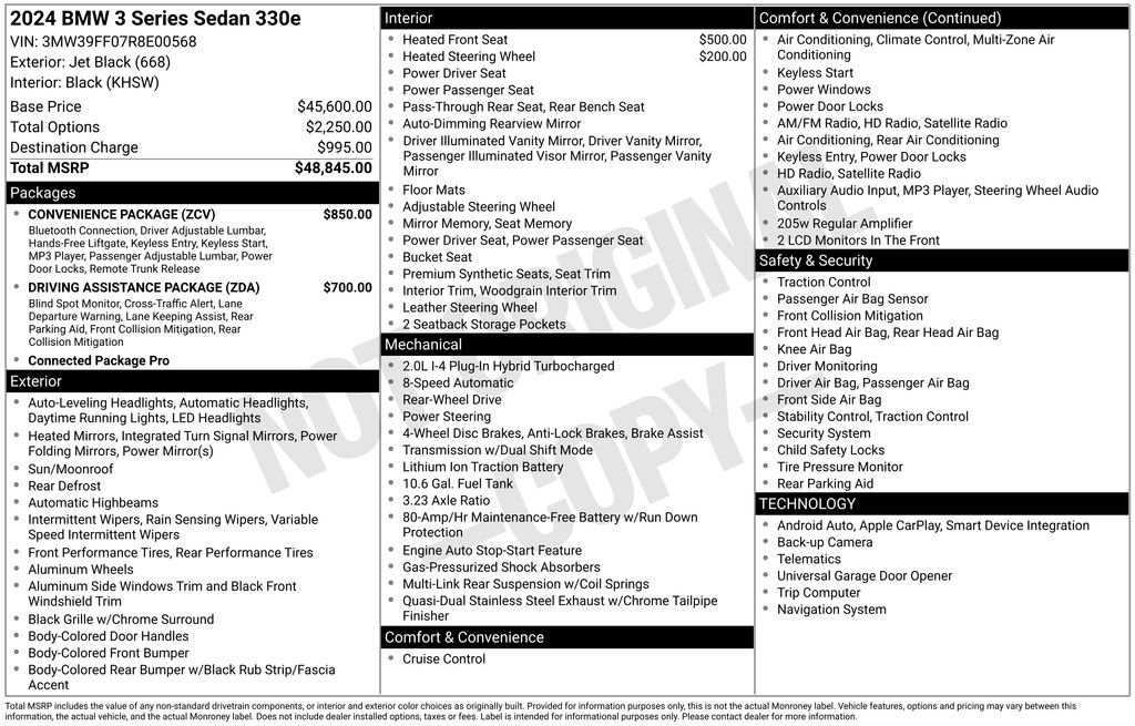 Used 2024 BMW 330e 330e iPerformance image 58