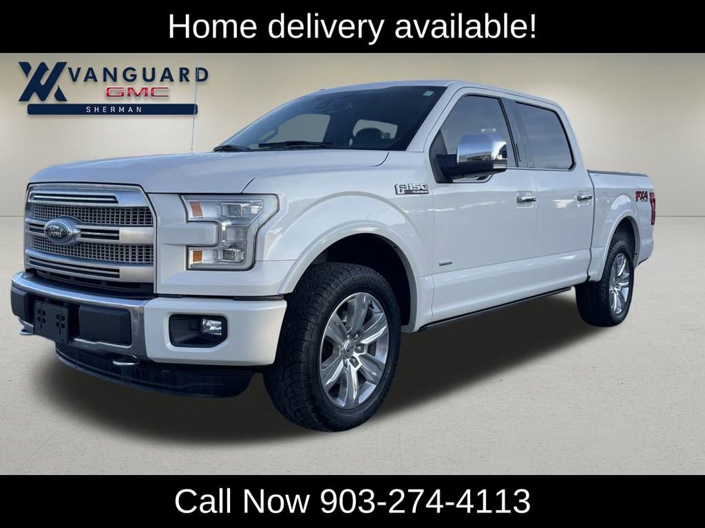 Used 2015 Ford F150 Platinum w/ Max Trailer Tow Package