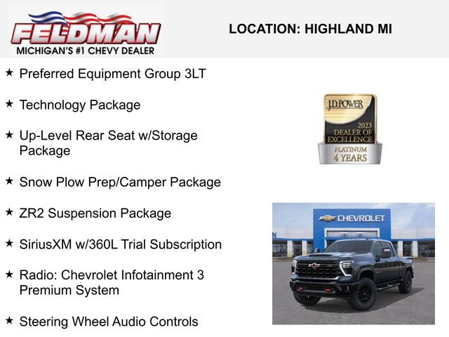 New 2026 Chevrolet Silverado 2500 ZR2 w/ Snow Plow Prep/Camper Package image 3